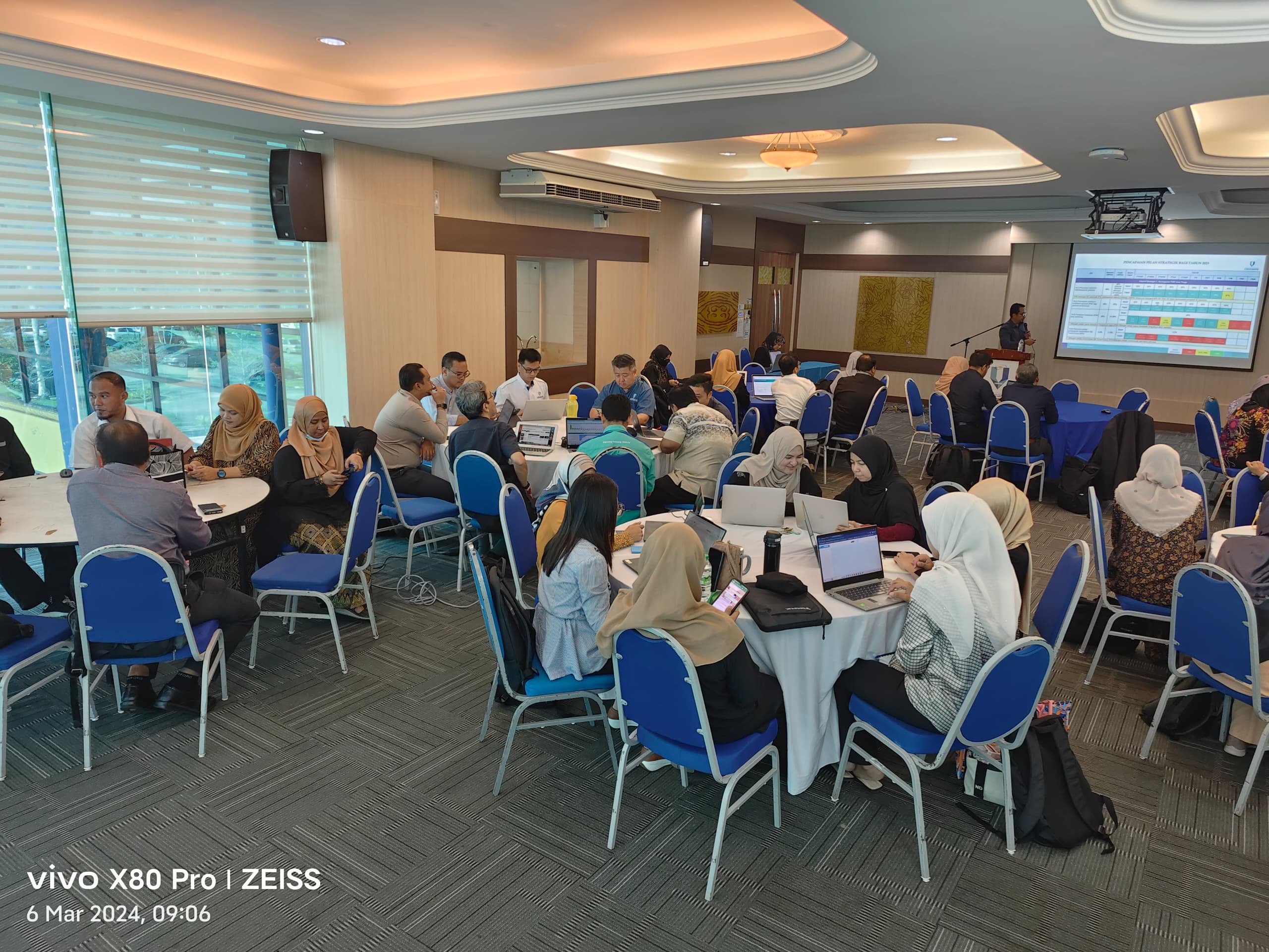 Bengkel KPI Pelan Strategik Fakulti Teknologi Kejuruteraan Awam Tahun 2024 yang telah diadakan pada 6 Mac 2024 bertempat di Dewan Bankuet Canseleri UMPSA Kampus Gambang